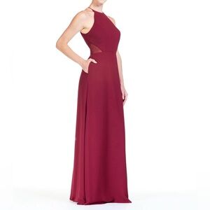 Bari Jay BC-1808 Size 14 Wine Long Dress